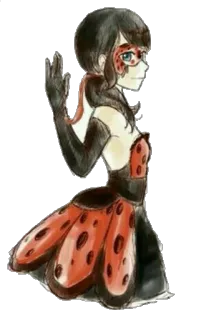 🖐 Ladybug Miraculous: Tales of Ladybug & Cat Noir dessin animé, coccinelle, miraculous, miraculous les aventures de ladybug et chat noir, super-héros, personnage de dessin animé, animé telegram sticker