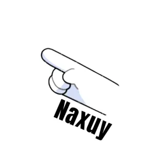 🖕 Naxuy doigt pointé, main cartoon, Naxuy whatsapp sticker