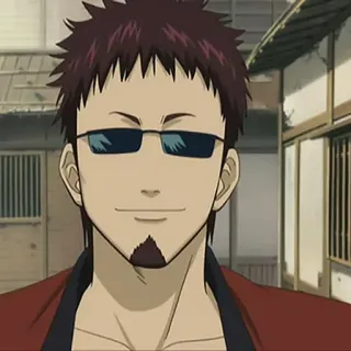 😊 Taizo Hori Gintama Anime, Gintama, Taizo Hori, Charakter, Manga, Sonnenbrille, Bart telegram sticker