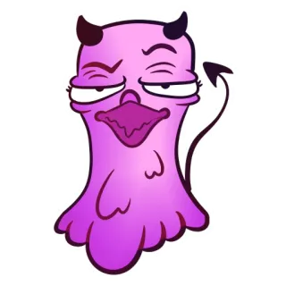 😈 demônio, diabo, desenho animado, monstro, fantasia, adesivo telegram sticker