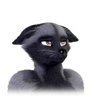 😒 Furry, Anthro, Tier, Hund, Charakter, Cartoon telegram sticker
