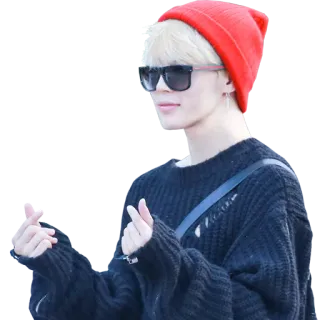 ❤️ Jimin Jimin, BTS, K-POP, 歌手, ファッション, セレブ, メガネ telegram sticker