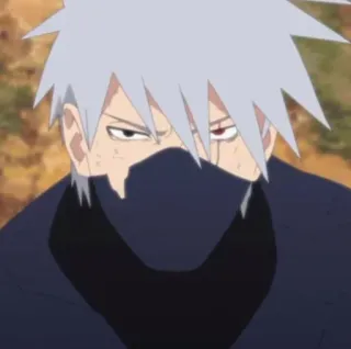 🥷 Kakashi Naruto kakashi hatake, naruto, anime, ninja, manga telegram sticker