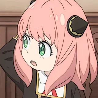 🧸 Anya Forger Spy x Family Аниме, Персонаж, Аня Форджер, Семья шпиона telegram sticker