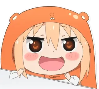 😀 Umaru Doma Himouto! Umaru-chan anime, umaru, cute, girl, cartoon telegram sticker