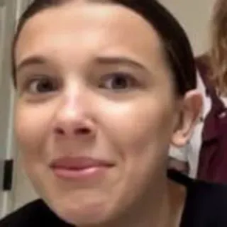 🥡 Millie Bobby Brown Милли Бобби Браун, Актер, Знаменитость, Одиннадцать, Очень странные дела, Портрет telegram sticker