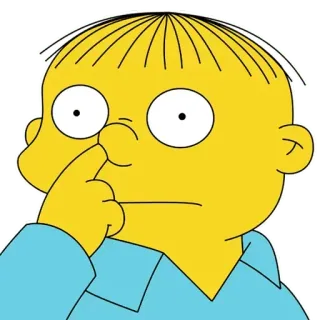 🤧 Ralph Wiggum The Simpsons ralph wiggum, simpsons, kartun, karakter, lucu, komedi telegram sticker