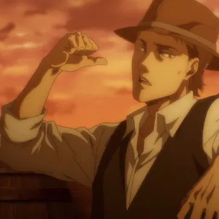 🐎 Zeke Yeager Attack on Titan Anime, Personaggio, L'Attacco dei Giganti, Shingeki no Kyojin, Zeke Yeager telegram sticker