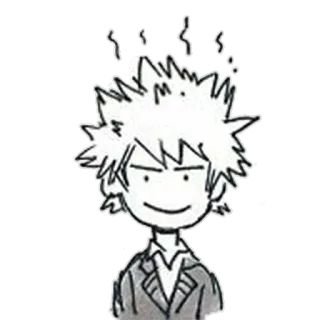 😊 Bakugo My Hero Academia Anime, Manga, My Hero Academia, Bakugo Katsuki, Personaggio, Adesivo whatsapp sticker