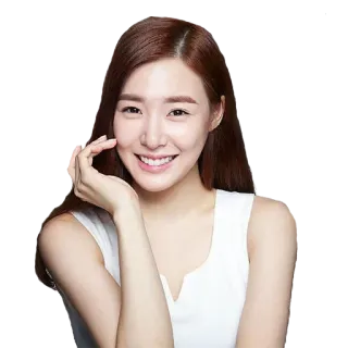 😁 wanita, potret, tersenyum, asia, perempuan, gadis, kecantikan telegram sticker