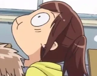 🥴 Anime, Divertente, Cartoni animati, Ragazza, Personaggio telegram sticker