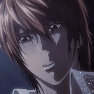 👀 Light Yagami Death Note Anime, Death Note, Light Yagami, Personagem, Mangá telegram sticker