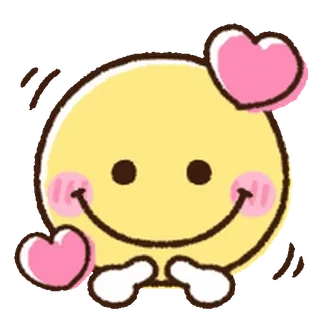 ⭐ emoji, lindo, amor, sonrisa, corazón telegram sticker