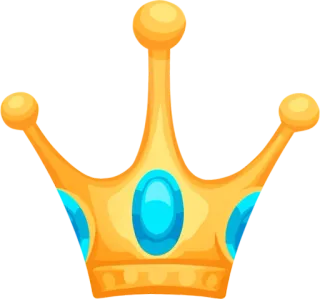 👑 coroa, realeza, ouro, joia, rei, rainha telegram sticker