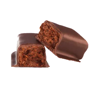 🍫 chocolate, sobremesa, comida, brownie, lanche, doce telegram sticker