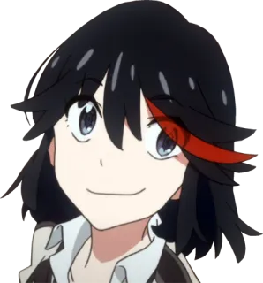 🙂 Ryuko Matoi Kill la Kill Anime, Kill la Kill, Ryuko Matoi, Personaggio whatsapp sticker
