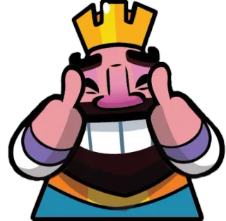 😎 cartoon, king, middle finger, emoji, offensive gesture telegram sticker