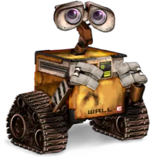 😞 WALL-E робот, мультфильм, фильм, анимация, ВАЛЛ·И, Pixar telegram sticker