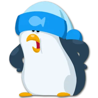 George The Penguin telegram stickers