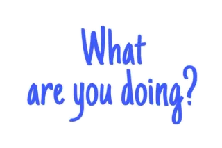 🇬🇧 What are you doing? pertanyaan, teks, ekspresi, komunikasi whatsapp sticker
