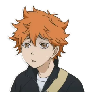 😮 Hinata Shoyo Haikyuu!! Anime, Haikyuu, Hinata Shoyo, Shoyo, Voleibol, Manga, Dibujos animados telegram sticker
