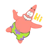 👋 Patrick Star SpongeBob SquarePants Patrick Estrela, Bob Esponja, Desenho animado, Nickelodeon, Personagem, Amigo, Estrela do mar telegram sticker