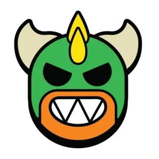 ❌ adesivo, cartone animato, mostro, mascotte, personaggio, diavolo whatsapp sticker
