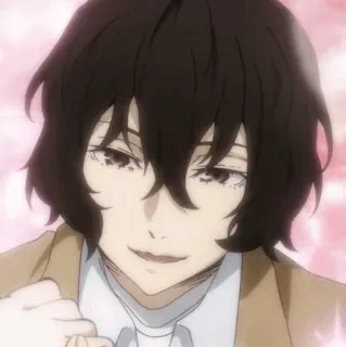 ✨ Osamu Dazai Bungou Stray Dogs อนิเมะ, มังงะ, ตัวละคร, Bungou Stray Dogs, Osamu Dazai telegram sticker
