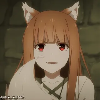 🥰 Holo Spice and Wolf whatsapp sticker