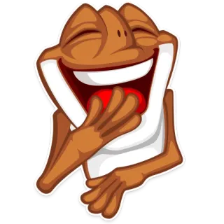 😄 웃음, 만화, 도마뱀붙이, 미소, 이모티콘, 동물 telegram sticker