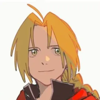 🙂 Edward Elric Fullmetal Alchemist Anime, Mangá, Personagem, Fullmetal Alchemist, Edward Elric, Elric telegram sticker