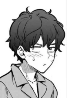 😒 Anime, Manga, Junge, Cartoon, Charakter, Porträt telegram sticker