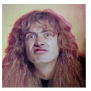 😬 Dave Mustaine musicien, métal, Megadeth, guitariste whatsapp sticker