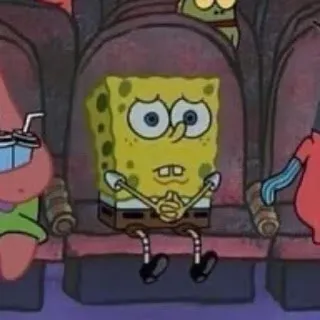 🤨 Spongebob Squarepants мультфильм, Спанч Боб, Квадратные Штаны, персонаж, ТВ telegram sticker