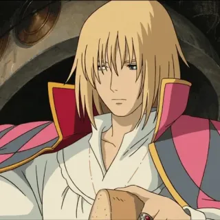 🐇 Howl Howl's Moving Castle anime, Studio Ghibli, El castillo ambulante, Howl, personaje telegram sticker