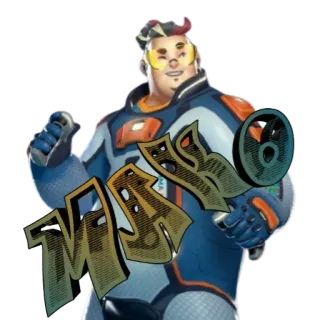 🤖 MAAS Персонаж, Граффити, Наклейка, Искусство, Мультфильм telegram sticker