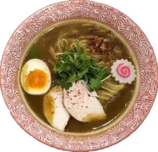 🍜 comida, ramen, macarrão, ovo, japonês, culinária telegram sticker