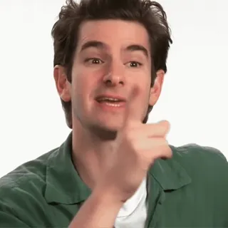 👉 Andrew Garfield aktor, selebriti, pria, menunjuk telegram sticker