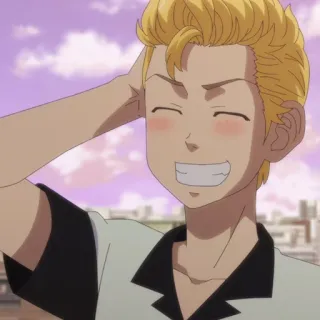 ⏱ anime, sorridente, cartoni animati telegram sticker
