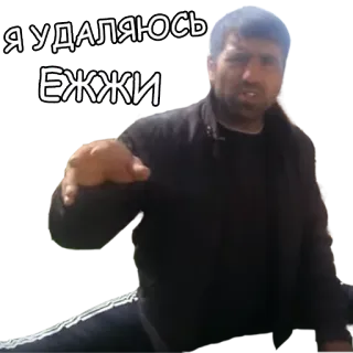 🚶 Я удаляюсь
ЕЖЖИ telegram sticker