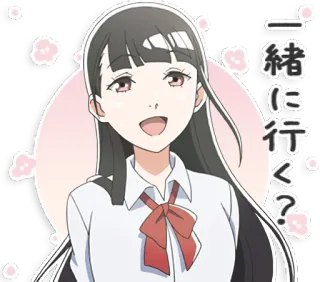 A Place Further than the Universe :: @line_stickers telegram stickers
