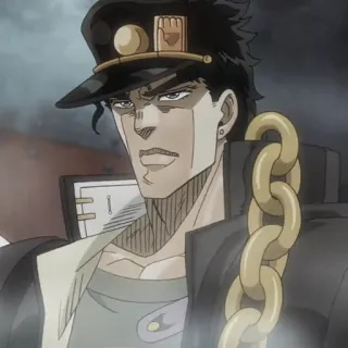 🧐 Jotaro Kujo JoJo's Bizarre Adventure Anime, Jojo, Jotaro Kujo, Manga telegram sticker