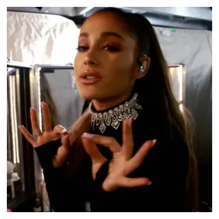 💧 Ariana Grande Ariana Grande, chanteuse, célébrité, femme, portrait, divertissement telegram sticker