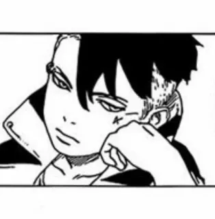🪐 Kawaki Boruto 动漫, 漫画, 博人传, 川木, 忍者, 角色, 插画 telegram sticker