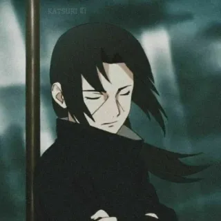 👁 Itachi Naruto Anime, Naruto, Itachi Uchiha, triste, Ninja, Manga whatsapp sticker