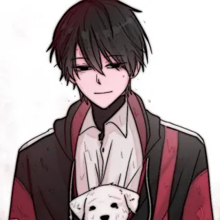 🦎 Anime, Personagem, Cachorro, Desenho animado, Mangá, Fofo telegram sticker