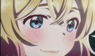 😊 Mami Nanami Rent-A-Girlfriend anime, cartoon, character, smiling, cute, Rent-A-Girlfriend whatsapp sticker