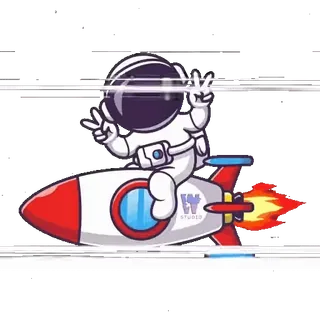 Space Life by @WASTEDSTUDIO whatsapp stickers