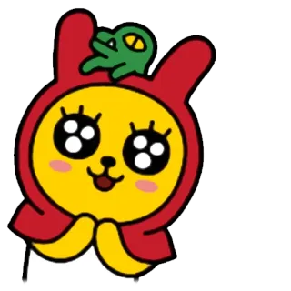 😋 kelinci, hewan, lucu, kartun, stiker telegram sticker