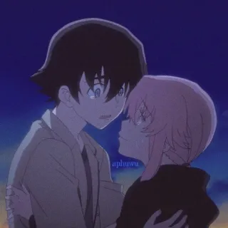 💈 Anime, Couple, Amour, Relation, Romantique whatsapp sticker